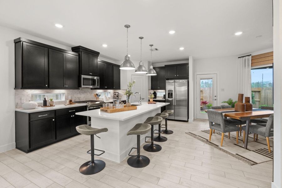 Furnished interior view inside a new home in Balmoral, Atascocita (Image 9).