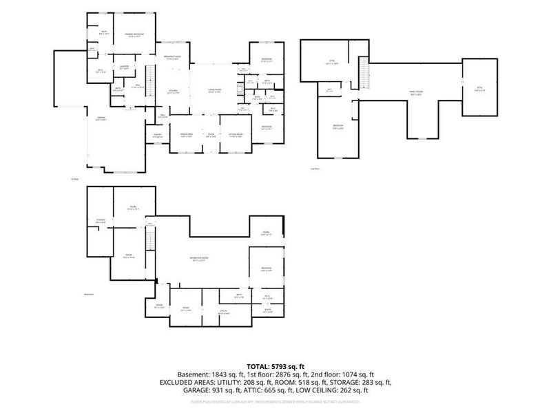 2D floor plan layout of this home in , Canton, GA (Image 41).