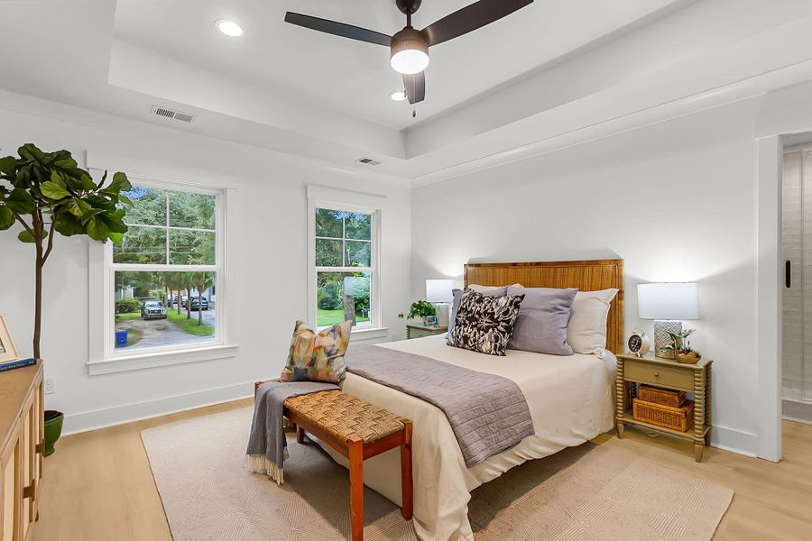 Furnished interior view inside a new home in , Charleston (Image 32).