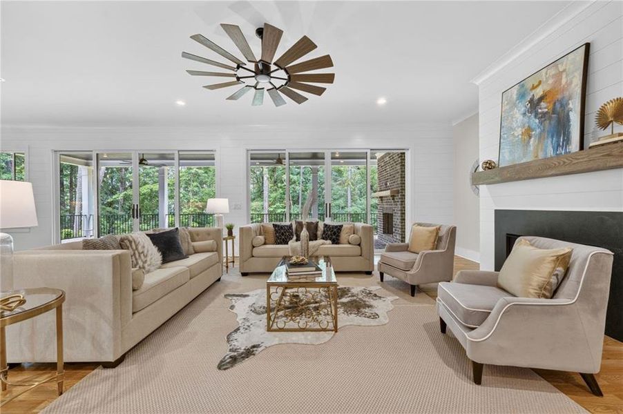 Furnished interior view inside a new home in , Cumming (Image 33).