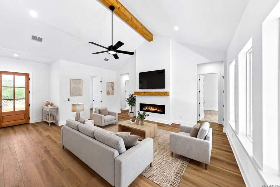 Furnished interior view inside a new home in , Spring Branch (Image 11).