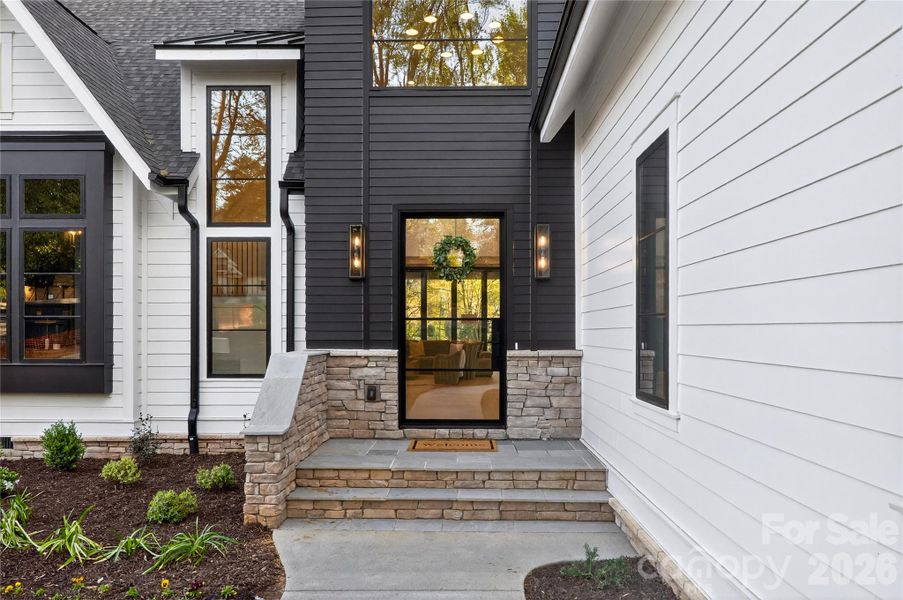 Exterior details and patio area of a home in , Charlotte (Image 31).