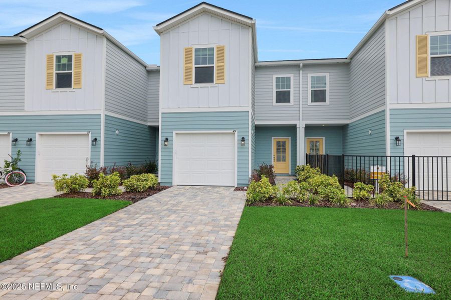 Front exterior of a new home in , St. Augustine, FL, highlighting curb appeal (Image 17). Front exterior of a new home in , St. Augustine, FL, highlighting curb appeal (Image 17).