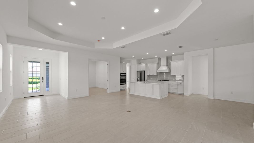 Spacious, unfurnished interior of a new home in Verandah Real Estate and Homes for Sale in Fort Myers, FL - Neal Communities, Fort Myers (Image 15).