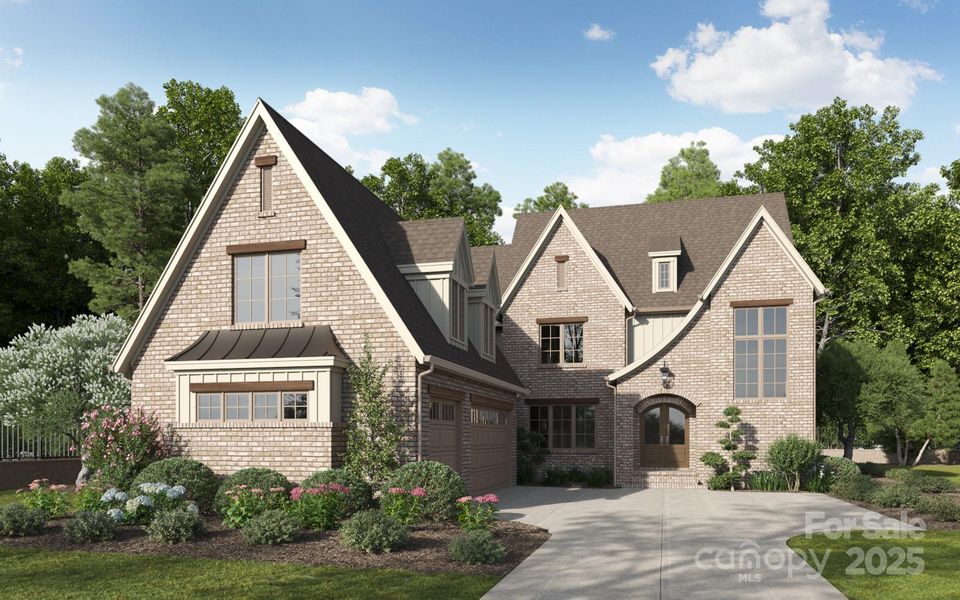 Front exterior of a new home in , Charlotte, NC, highlighting curb appeal (Image 1). Front exterior of a new home in , Charlotte, NC, highlighting curb appeal (Image 1).