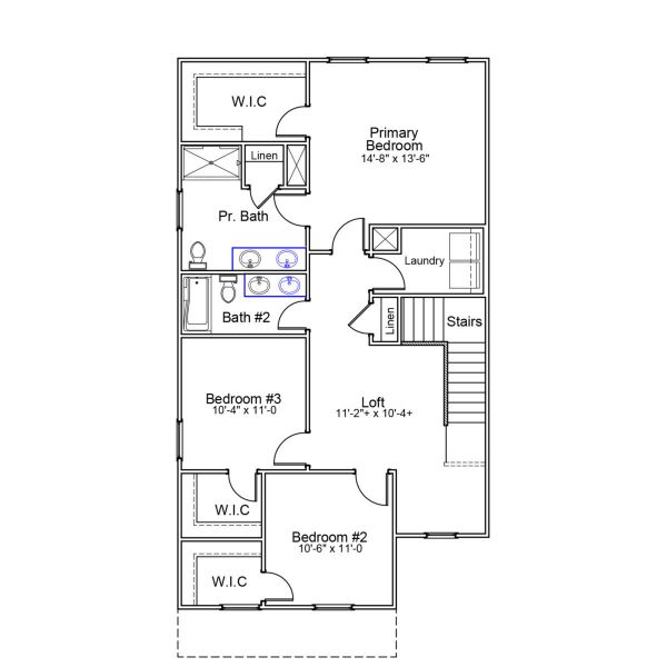 2D floor plan layout of this home in Pinecrest, West Columbia, SC (Image 3). 2D floor plan layout of this home in Pinecrest, West Columbia, SC (Image 3).