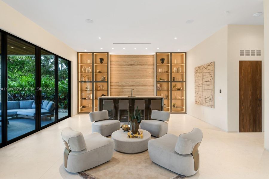 Furnished interior view inside a new home in , Miami (Image 5).