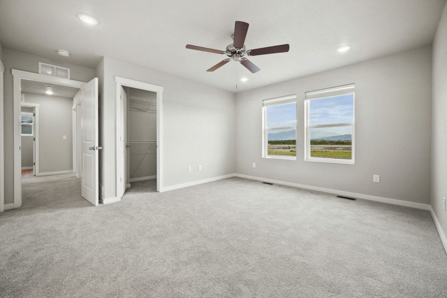Representative unfurnished interior of a home built from the Olive by View Homes in Aspen Ranch, Fountain (Image 31).