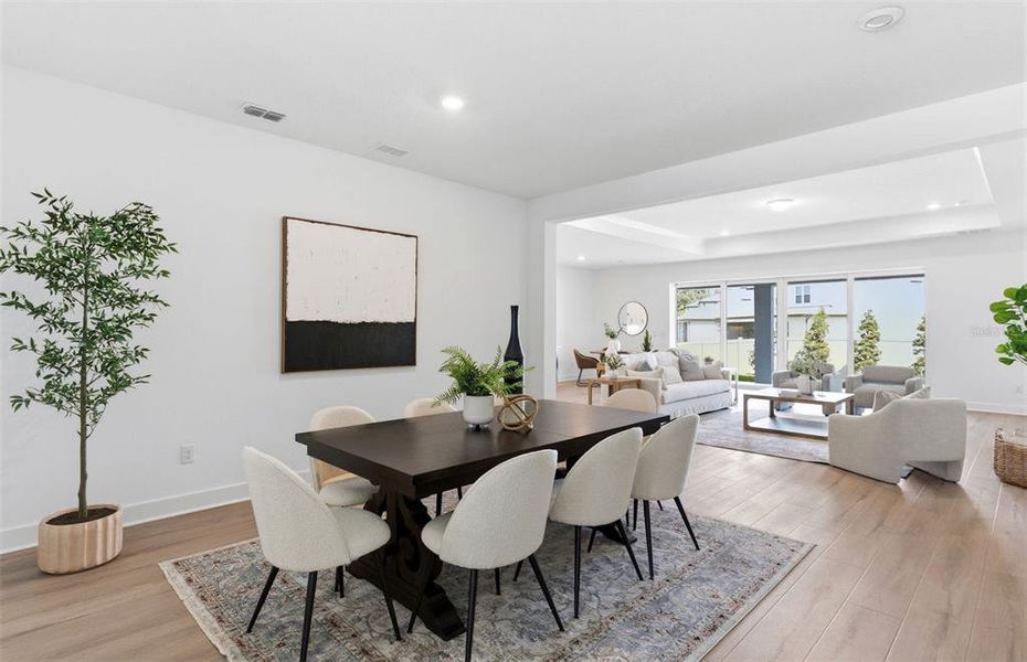 Furnished interior view inside a new home in Riverwood, Zephyrhills (Image 13).
