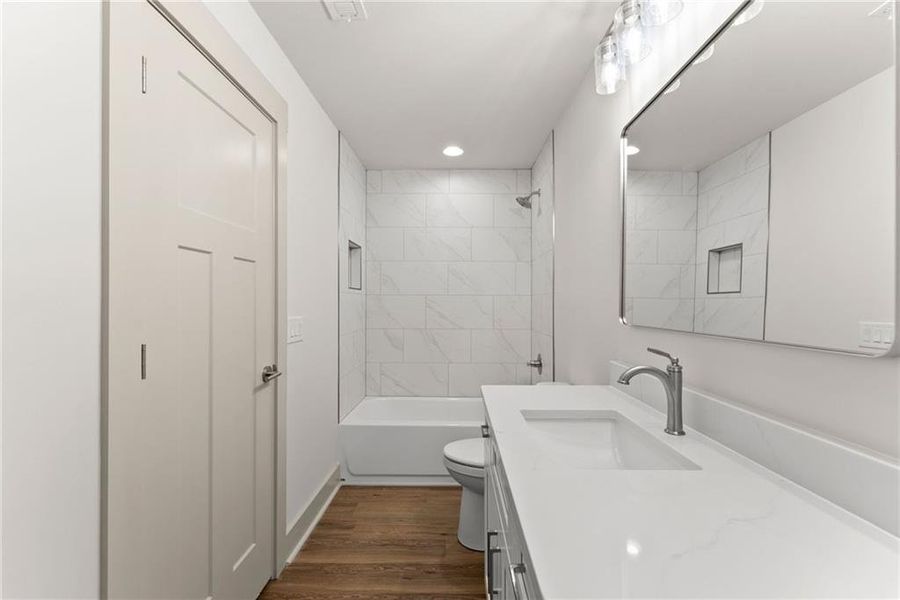 Furnished interior view inside a new home in , Baldwin (Image 9).
