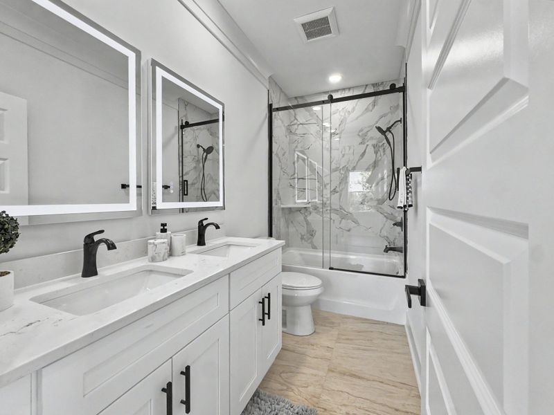 Furnished interior view inside a new home in , North Charleston (Image 12).