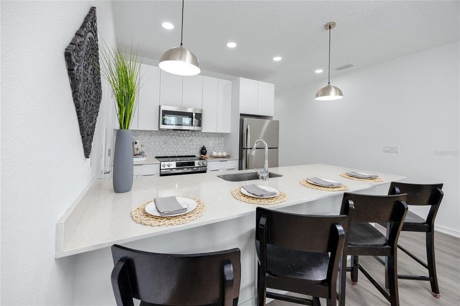 Furnished interior view inside a new home in , Tampa (Image 7).