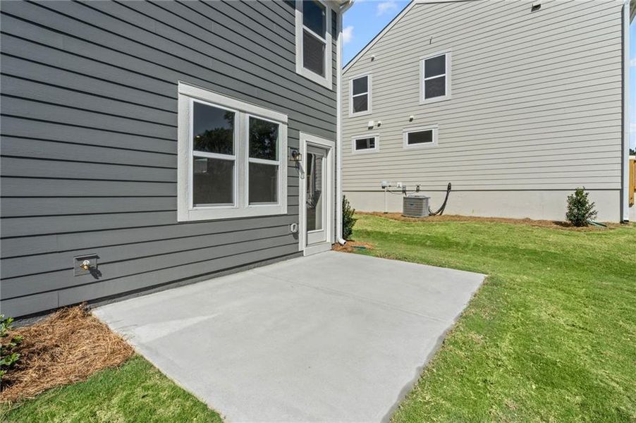 Exterior details and patio area of a home in Villas at Gold Creek, Dawsonville (Image 23). Exterior details and patio area of a home in Villas at Gold Creek, Dawsonville (Image 23).