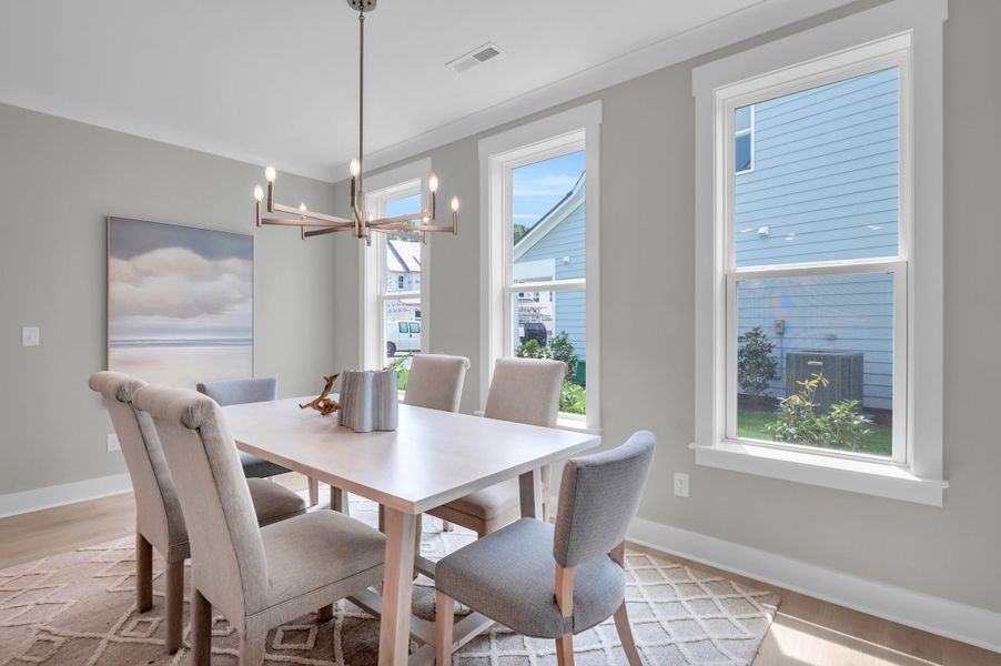 Representative furnished interior of a home built from the The Wisteria by RobuckHomes in East & Mason, Wilmington (Image 51).