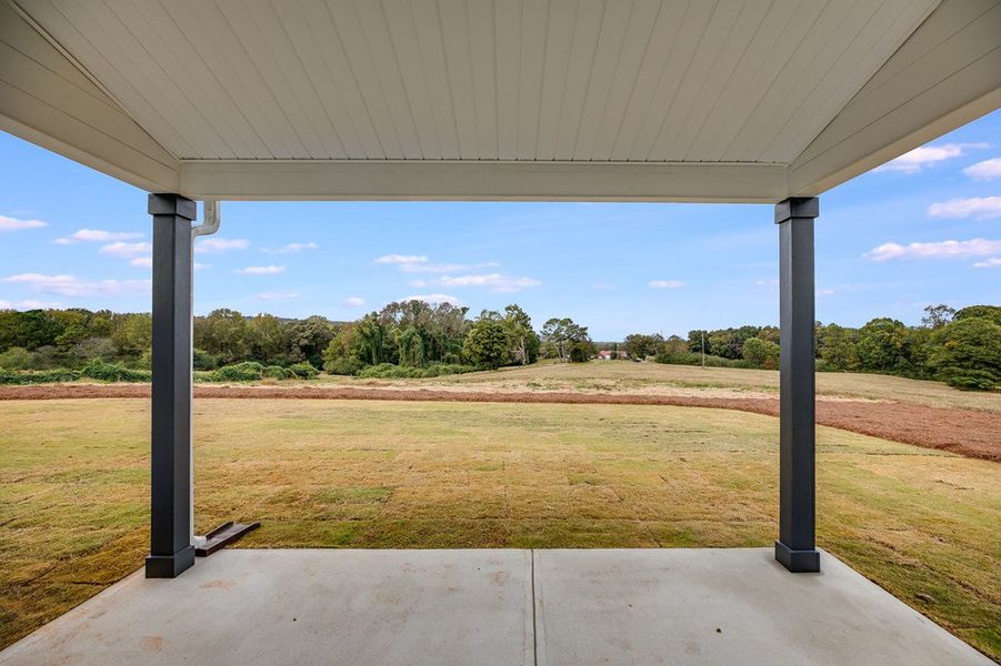 Exterior details and patio area of a home in Parmer Farms, Roopville (Image 2). Exterior details and patio area of a home in Parmer Farms, Roopville (Image 2).