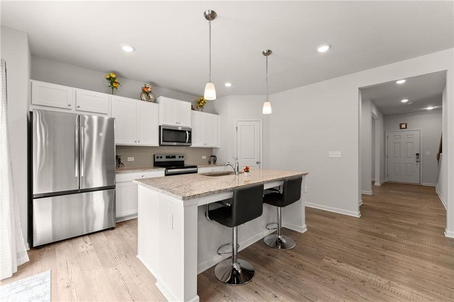 Furnished interior view inside a new home in , Dawsonville (Image 16).