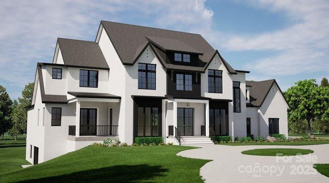 Front exterior of a new home in , Davidson, NC, highlighting curb appeal (Image 5).