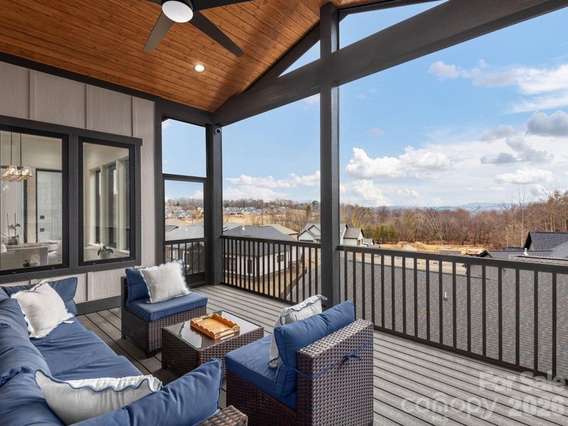 Exterior details and patio area of a home in , Arden (Image 4).