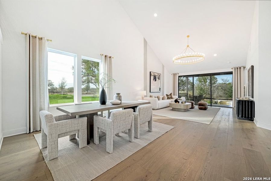 Furnished interior view inside a new home in Nopal Valley, San Antonio (Image 30).