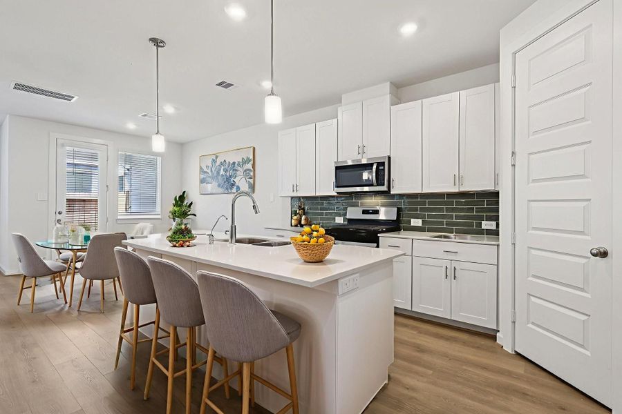 Photo is not of the actual home, but is an inspirational photo of builder’s model home and may depict options, furnishings, and/or decorator features that are not included