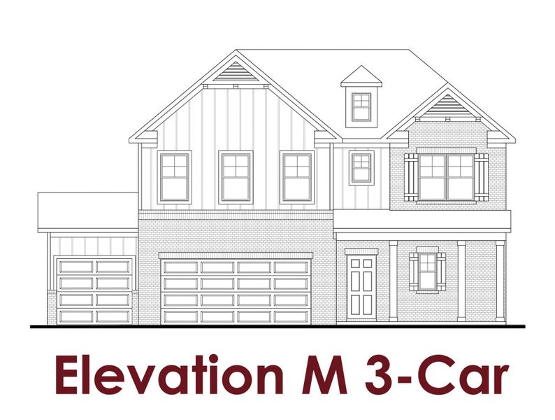 Representative rendering of the exterior for the Brook by Chafin Communities (Image 2).