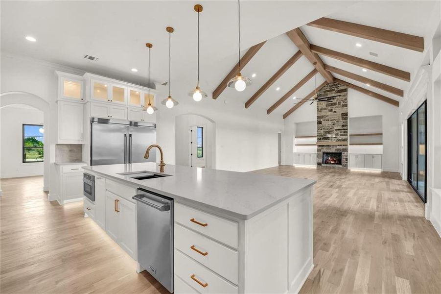 Furnished interior view inside a new home in , Aledo (Image 12).