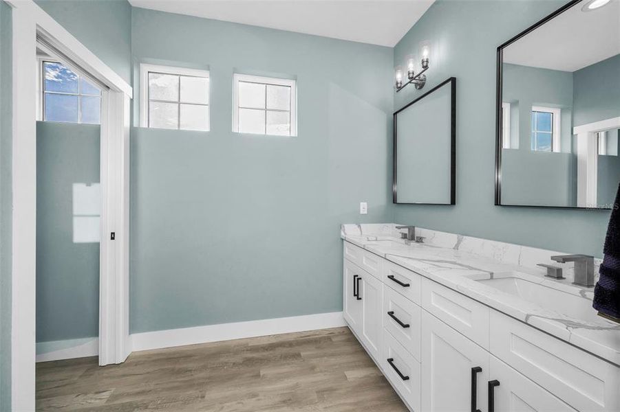 Furnished interior view inside a new home in , New Port Richey (Image 6). Furnished interior view inside a new home in , New Port Richey (Image 6).