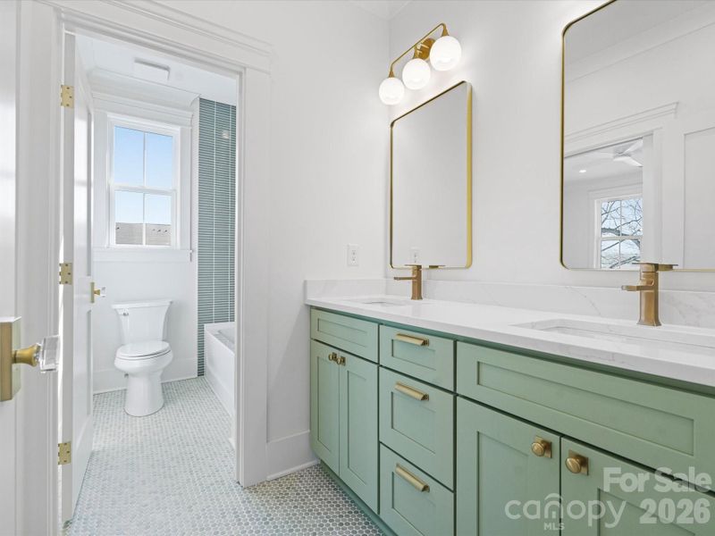 Furnished interior view inside a new home in , Charlotte (Image 14).