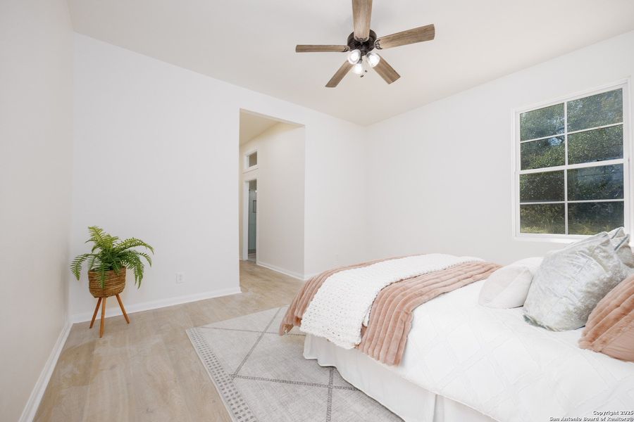 Furnished interior view inside a new home in , Blanco (Image 13). Furnished interior view inside a new home in , Blanco (Image 13).