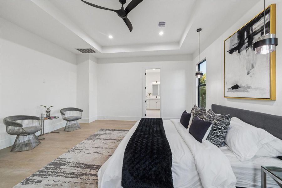 Furnished interior view inside a new home in , Houston (Image 33).