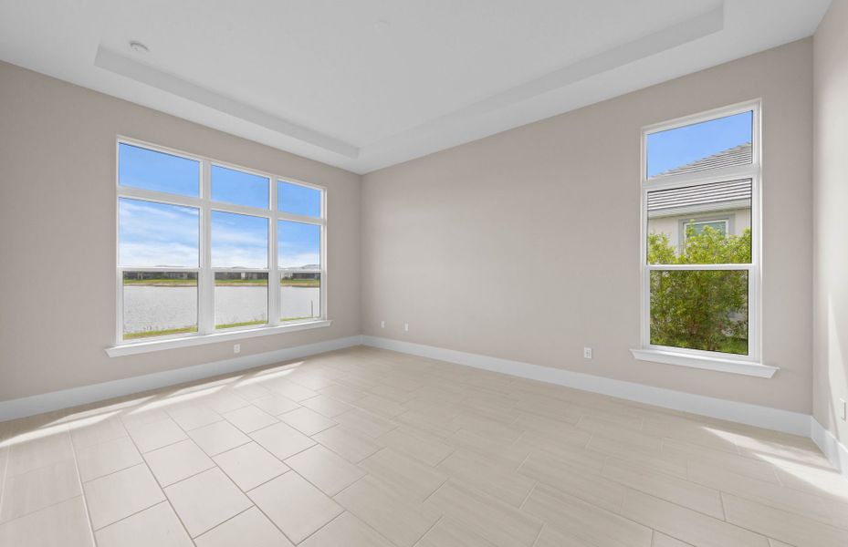 Spacious, unfurnished interior of a new home in TerraWalk at Babcock Ranch, Alva (Image 21). Spacious, unfurnished interior of a new home in TerraWalk at Babcock Ranch, Alva (Image 21).