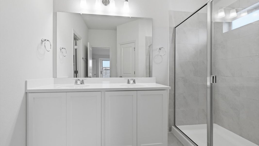 Furnished interior view inside a new home in Westridge Journey, Princeton (Image 31).