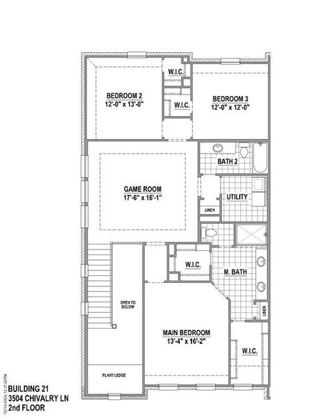 2nd Level Floor plan