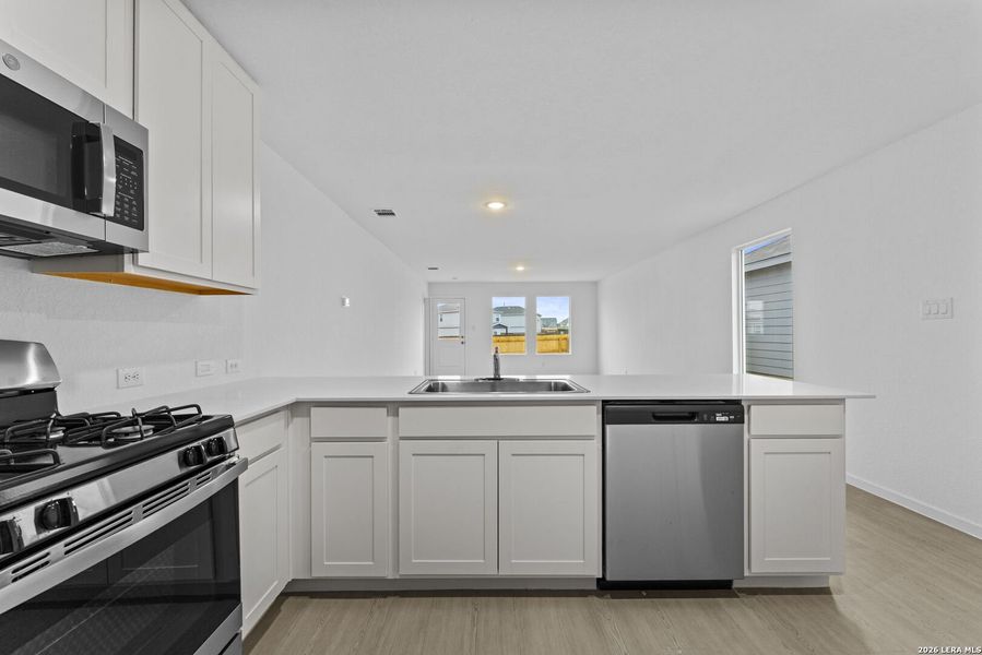 Furnished interior view inside a new home in , New Braunfels (Image 9). Furnished interior view inside a new home in , New Braunfels (Image 9).