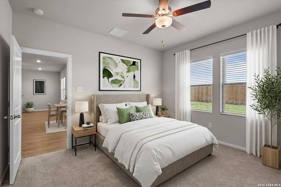 Furnished interior view inside a new home in Garden Grove, San Antonio (Image 8). Furnished interior view inside a new home in Garden Grove, San Antonio (Image 8).