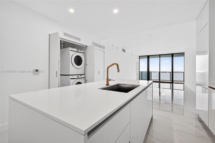 Furnished interior view inside a new home in Aria Reserve, Miami (Image 6).
