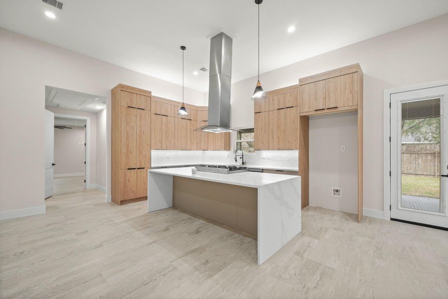 Furnished interior view inside a new home in , Houston (Image 12).