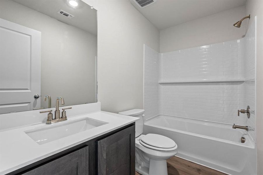 Furnished interior view inside a new home in Cresson Estates, Cresson (Image 2).