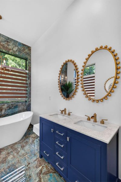 Furnished interior view inside a new home in , Biscayne Park (Image 51).