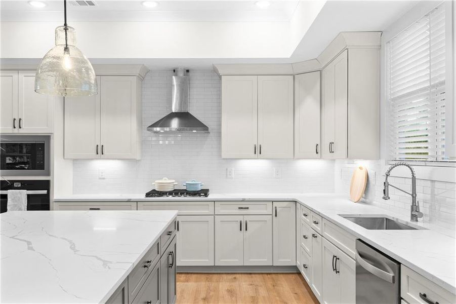 Furnished interior view inside a new home in , Milton (Image 12).