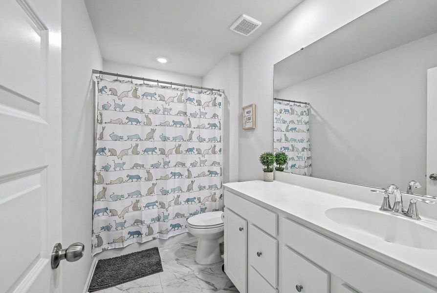 Furnished interior view inside a new home in Limehouse Farms, Summerville (Image 36).