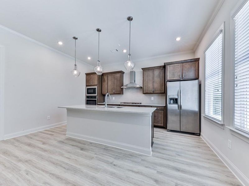 Furnished interior view inside a new home in , Ellijay (Image 8).