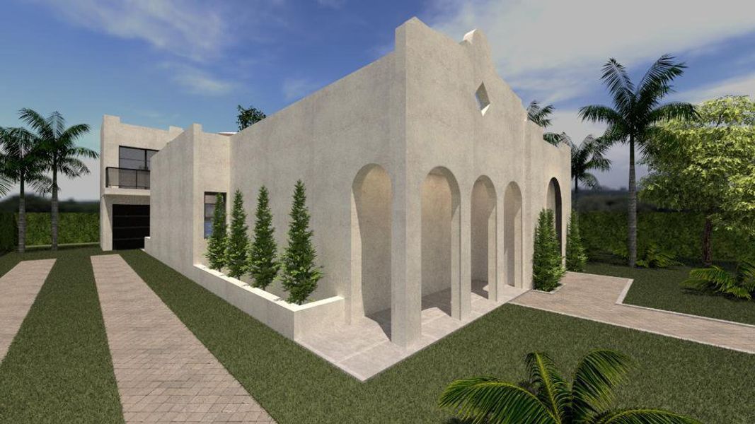 Front exterior of a new home in , West Palm Beach, FL, highlighting curb appeal (Image 19).