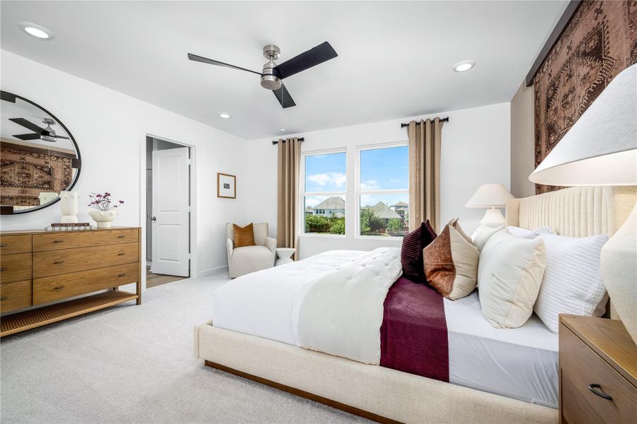 Furnished interior view inside a new home in Larson Crossing, Elgin (Image 15).