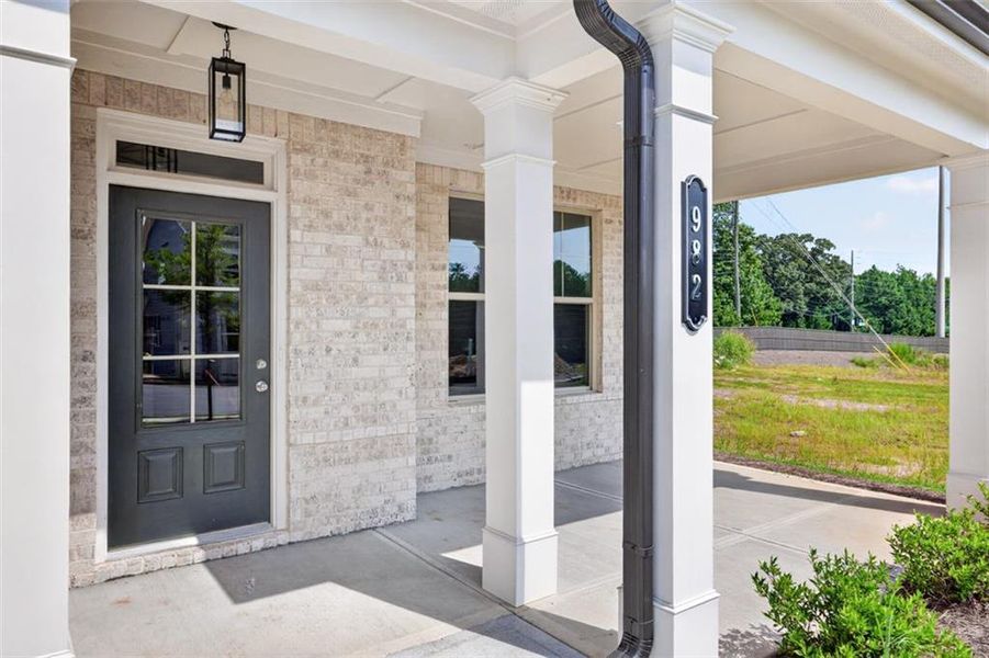 Exterior details and patio area of a home in , Buford (Image 3).
