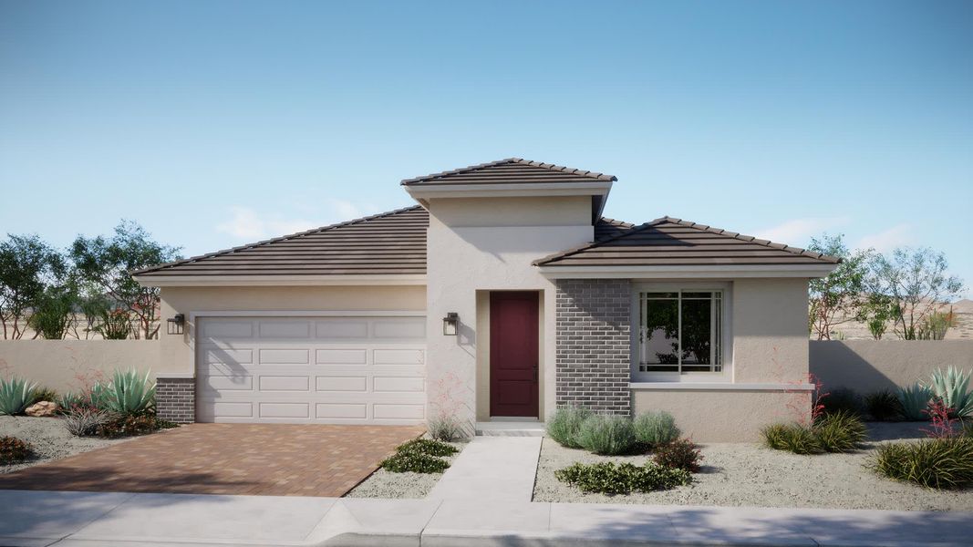 Prairie Elevation | Parker | Trovita at Citrus Park New Homes in Goodyear, AZ by Landsea Homes