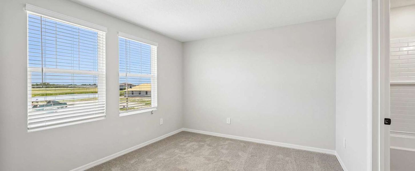 Bedroom 4 located off the front of the home - Representative images and renderings are for illustrative purposes Bedroom 4 located off the front of the home - Representative images and renderings are for illustrative purposes