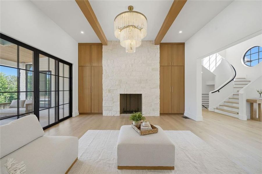 Furnished interior view inside a new home in , Canton (Image 16).