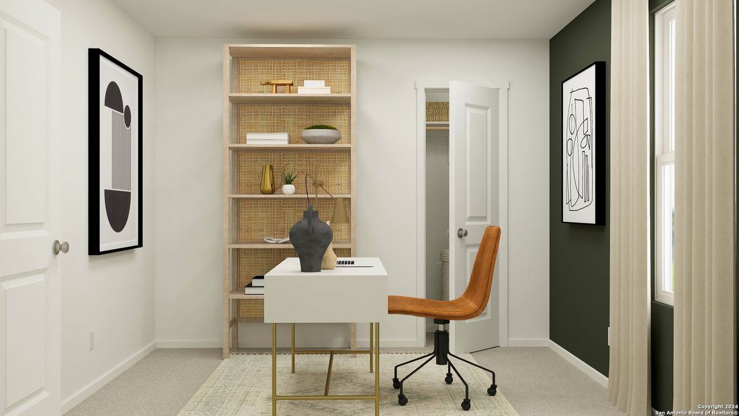 Furnished interior view inside a new home in Rose Valley, Converse (Image 19).