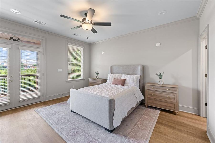 Furnished interior view inside a new home in , Atlanta (Image 6).